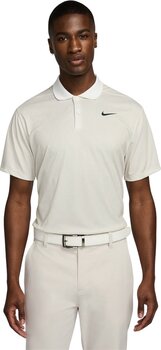 Polo košile Nike Dri-Fit Victory+ Mens Polo Light Bone/Summit White/Black XL - 1