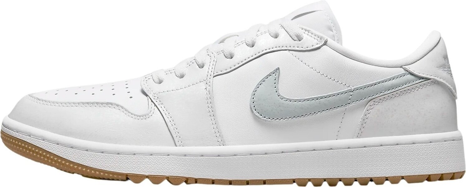 Pantofi de golf pentru bărbați Nike Air Jordan 1 Low G Golf Shoes White/Gum Medium Brown/Pure Platinum 41