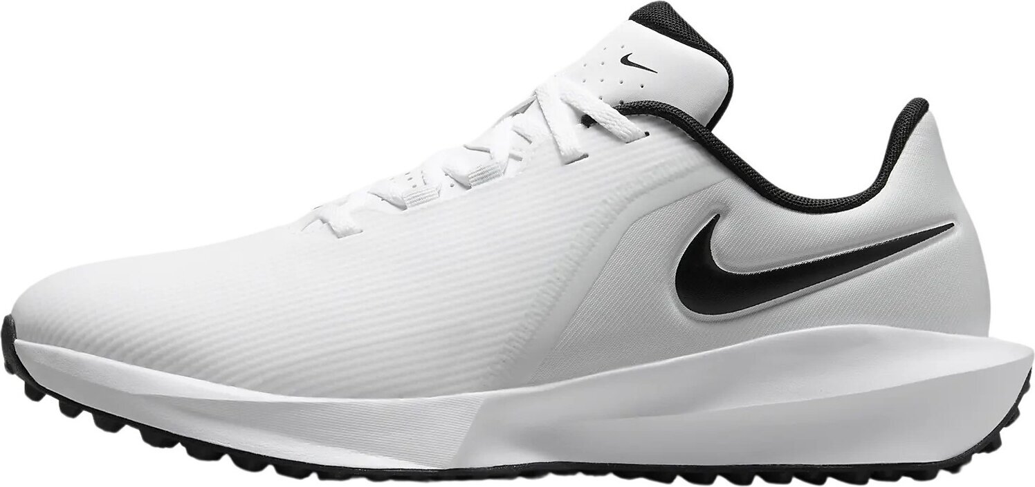 Pánske golfové topánky Nike Infinity G '24 Unisex Golf Shoes White/Black/Pure Platinum 44,5 Pánske golfové topánky