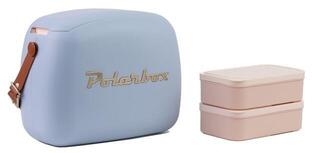 Lodówka turystyczna, lodówka jachtowa Polarbox Urban Retro Cooler Bag Bruma Gold 6 L