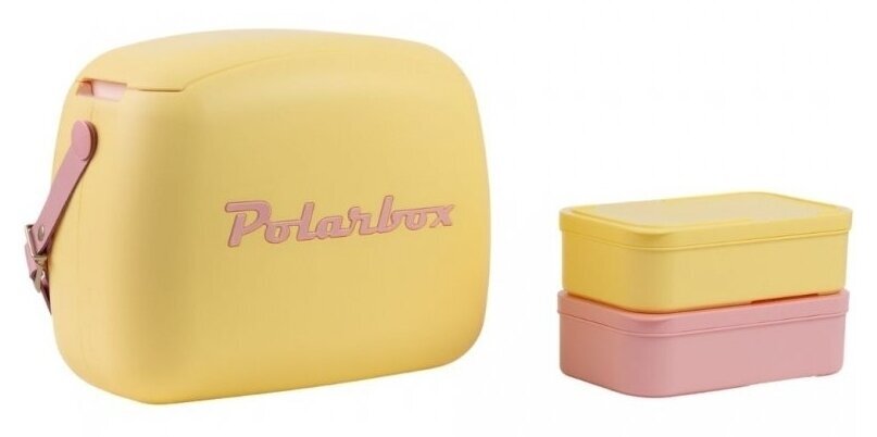 Frigo bateau Polarbox Summer Retro Cooler Bag Pop Amarillo Rosa 6 L