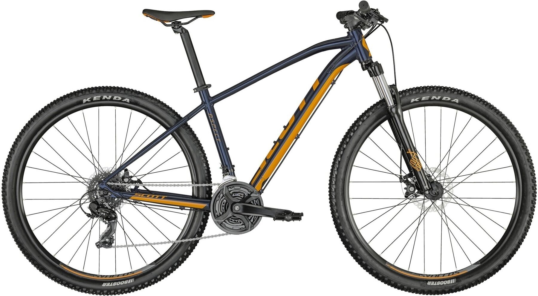 Hardtail bicykel Scott Aspect 970 Shimano Tourney RD-TY300 3x7 Blue L