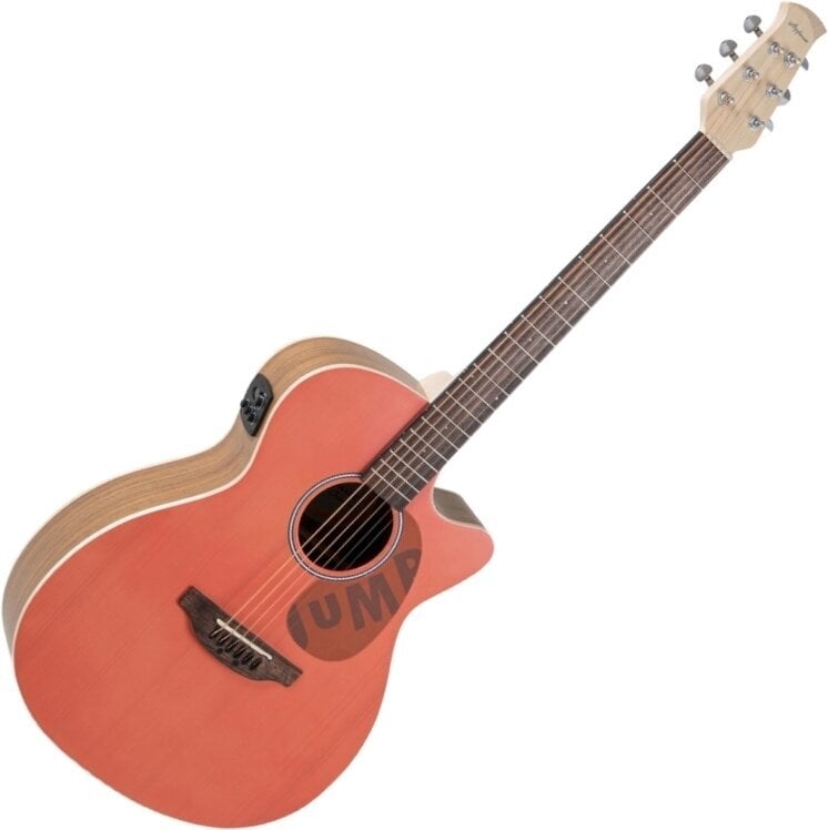 Electro-acoustic guitar Applause  AEO-69-O Jump OM Cutaway Peach