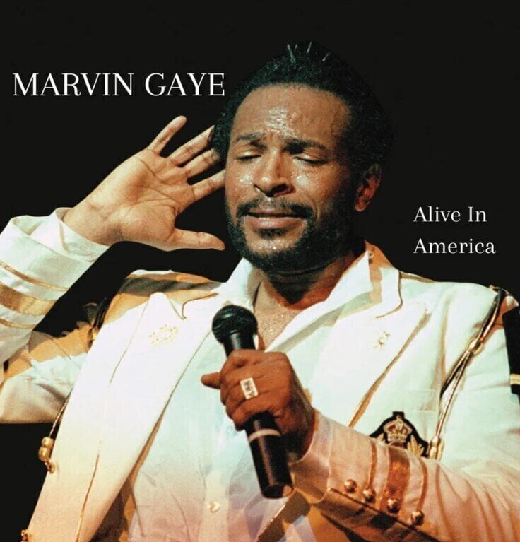 Vinylplade Marvin Gaye - Alive In America (Gold Coloured) (2 LP)