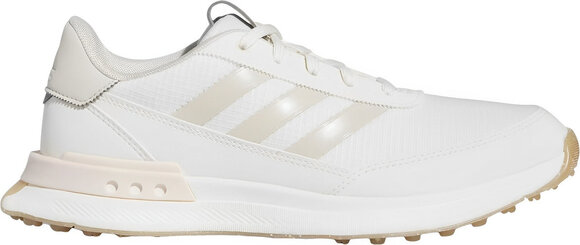 Golfskor för dam Adidas S2G Spikeless 24 Womens Golf Shoes White/Wonder Quartz/Aluminium 37 1/3 - 1