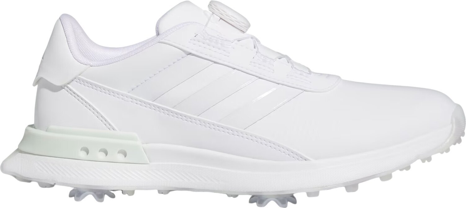 Chaussures de golf pour femmes Adidas S2G BOA 24 Womens Golf Shoes White/Cloud White/Crystal Jade 37 1/3