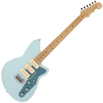 Elektromos gitár Reverend Guitars Jetstream 390 W 2024 Chronic Blue - 1