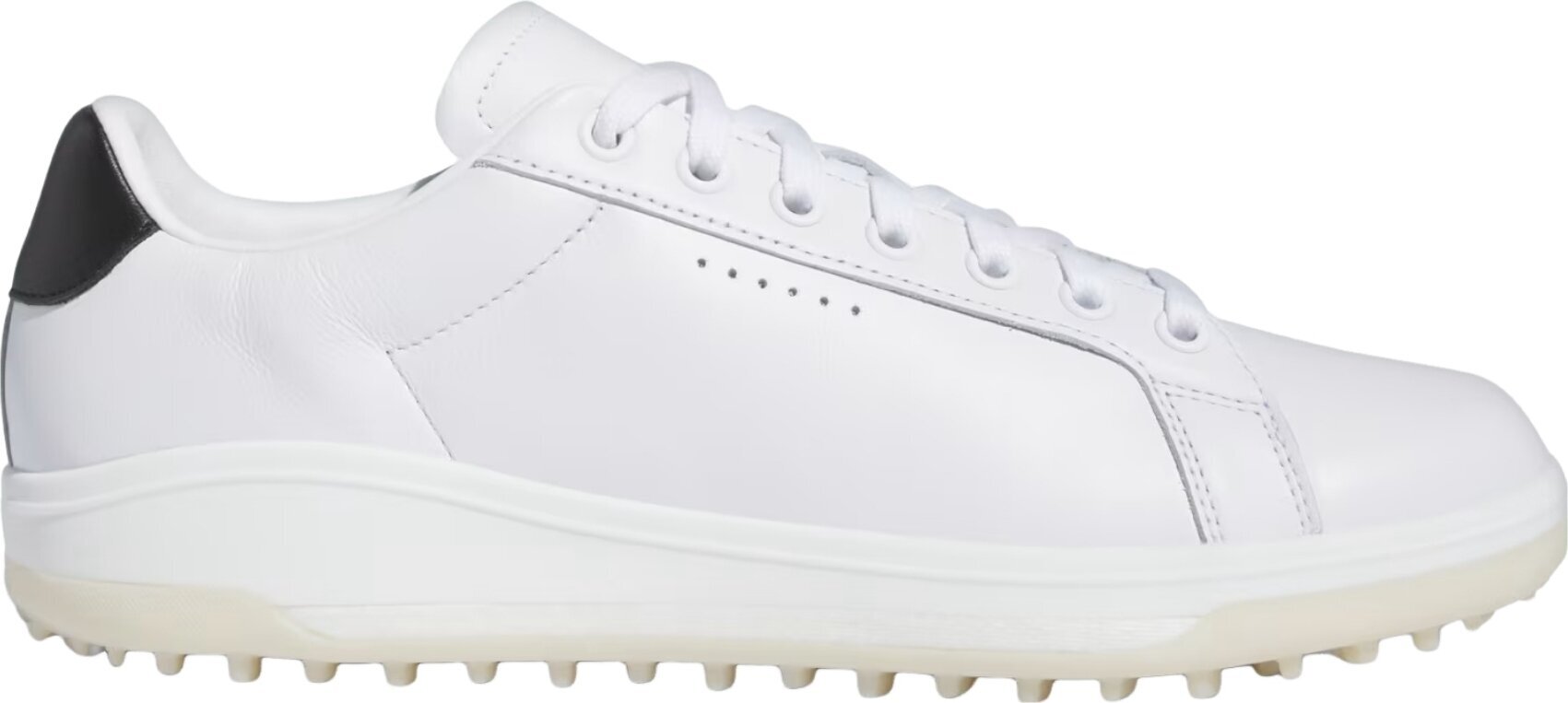Herren Golfschuhe Adidas Go-To Spikeless 2.0 Mens Golf Shoes White/Core Black/Aluminium 41 1/3