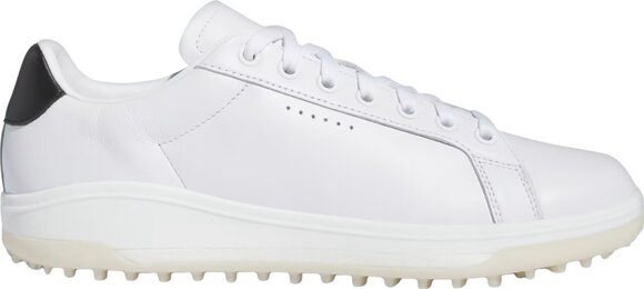 Calçado de golfe para homem Adidas Go-To Spikeless 2.0 Mens Golf Shoes White/Core Black/Aluminium 41 1/3 - 1