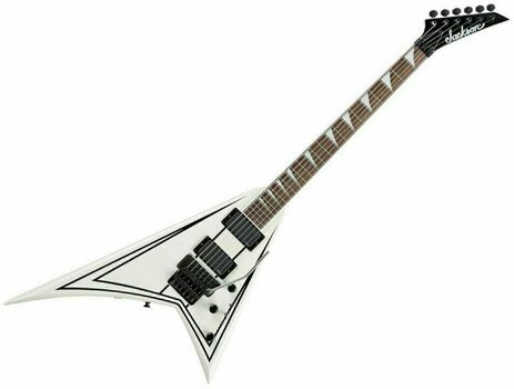 Elektrische gitaar Jackson Rhoads RRXMG RW White with Black Pinstripes - 1