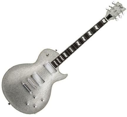 Electric guitar ESP Eclipse I CTM Silver Sparkle