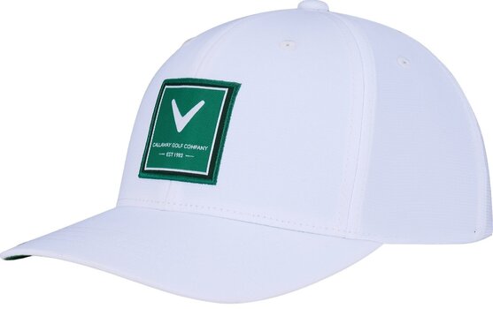 Mütze Callaway Lucky Rutherford Mens Flexfit Snapback Cap White/Green - 1