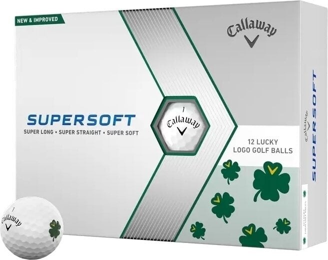 Minge de golf Callaway Supersoft Lucky 2023 Minge de golf
