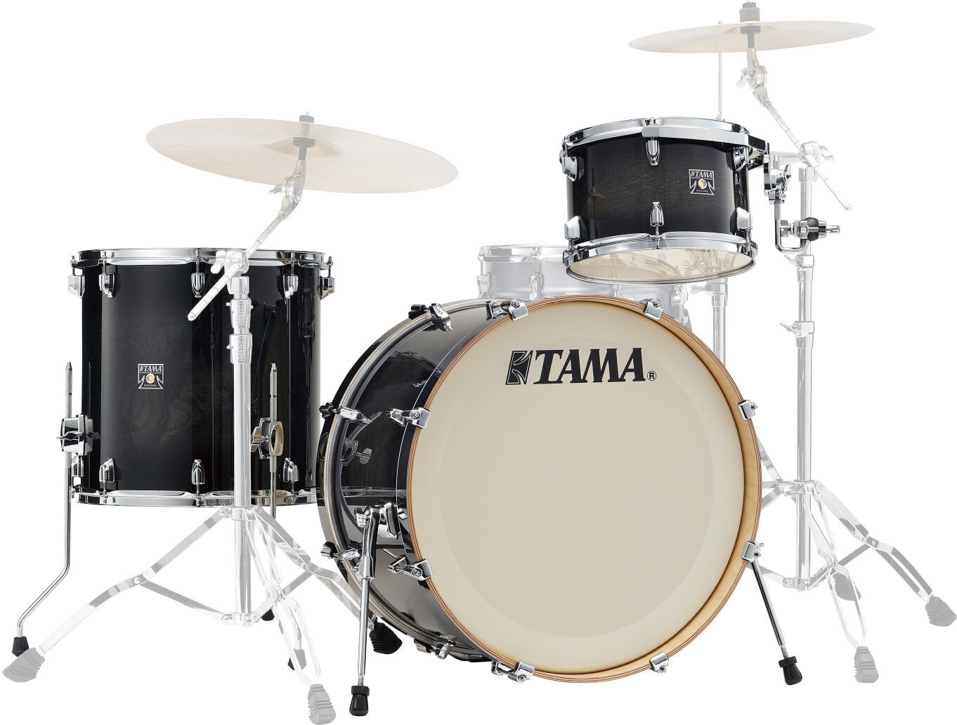 Set akustičnih bubnjeva Tama CL32RZS-TPB Transparent Black Burst