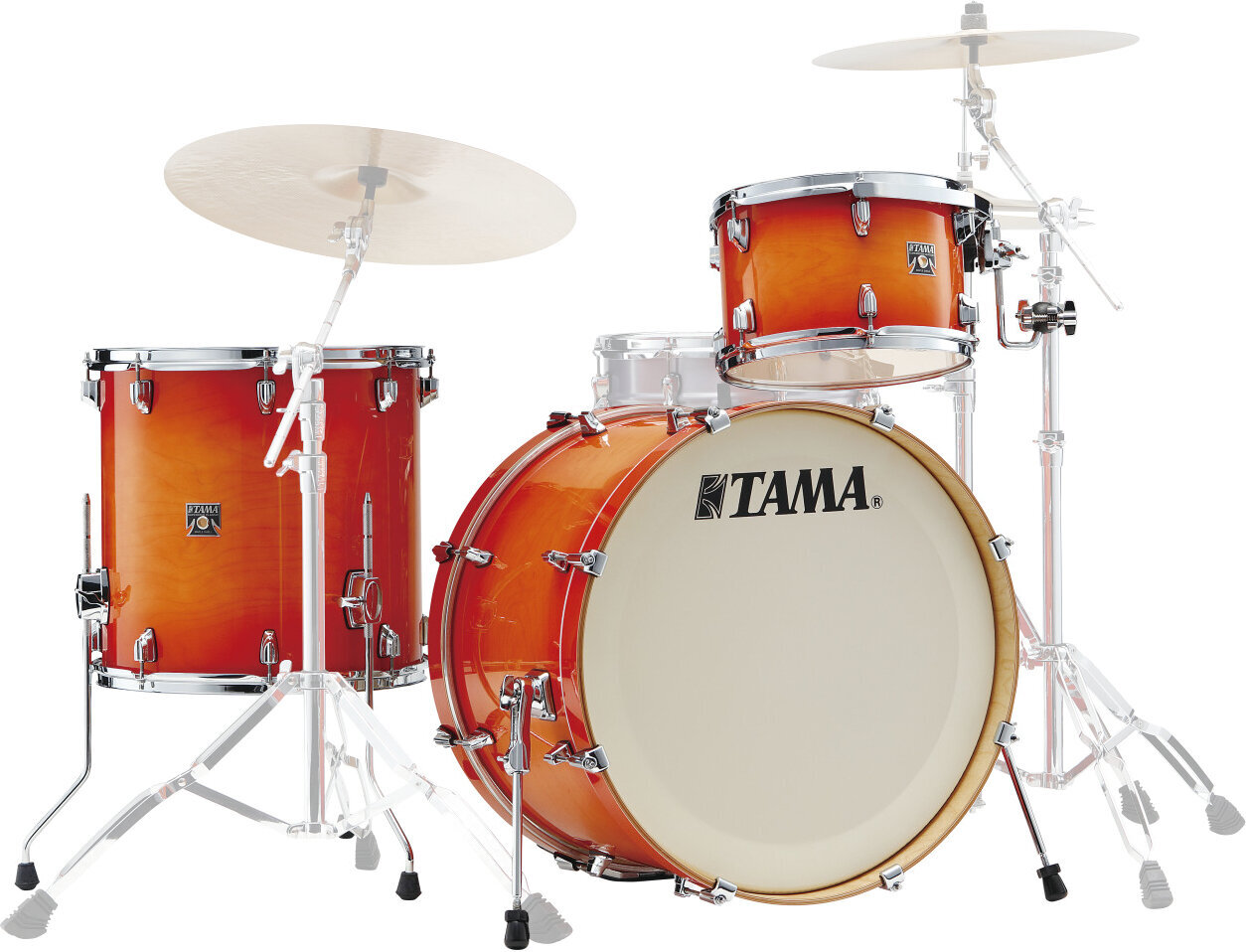 Akustik-Drumset Tama CL32RZS-TLB Tangerine Lacquer Burst