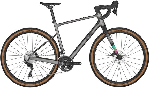 Gravel / Cyclocross Bike Bergamont Grandurance Expert Shimano GRX RD-RX400 2x10 Shiny Rainbow Silver 50 Shimano 2024 - 1