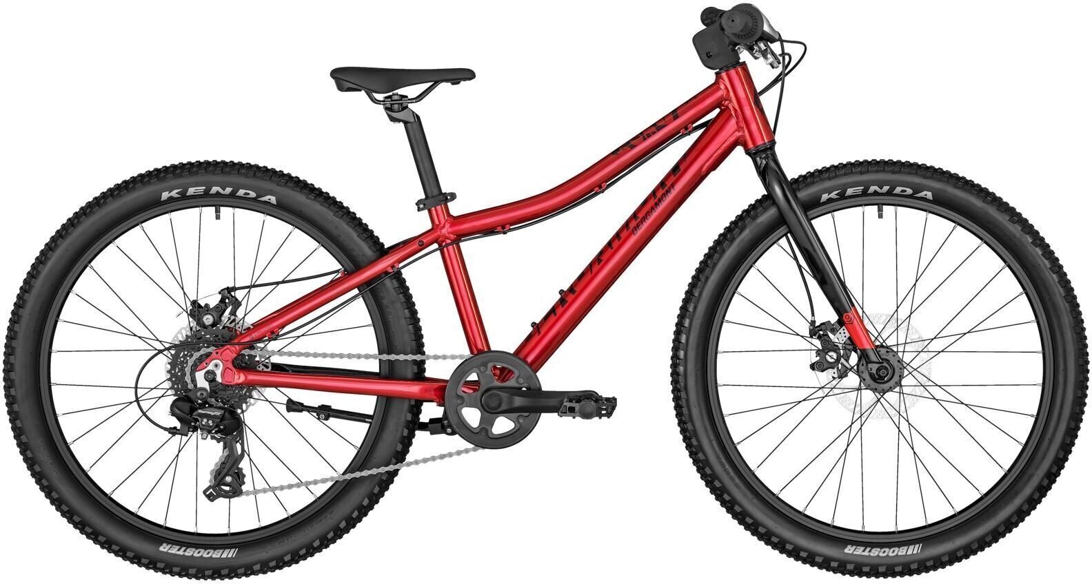Bicicletta per bambini Bergamont Revox 24 Lite Girl Metallic Red Shiny Bicicletta per bambini