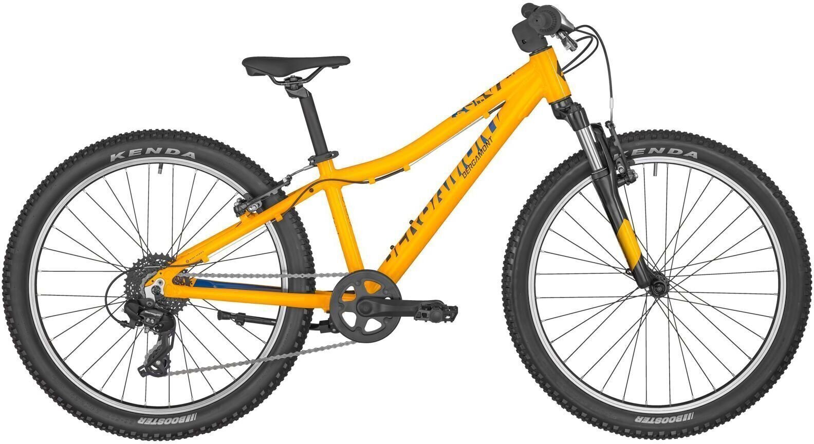 Bicicleta para crianças Bergamont Revox 24 Boy Sunny Orange Shiny Bicicleta para crianças