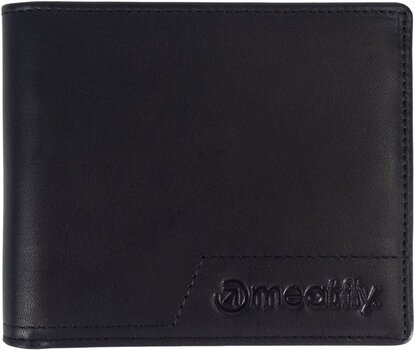 Pénztárca, crossbody táska Meatfly Eliot Premium Leather Wallet Black Pénztárca - 1