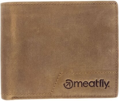 Portefeuille, sac bandoulière Meatfly Eliot Premium Leather Wallet Chêne Portefeuille (CMS) - 1