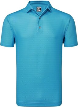 Polo Shirt Footjoy Octagon Print Lisle Blue Sky L - 1