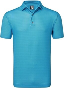 Polo Shirt Footjoy Octagon Print Lisle Blue Sky XL - 1