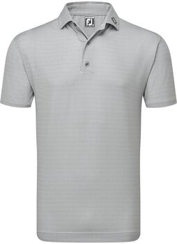 Риза за поло Footjoy Octagon Print Lisle White XL - 1