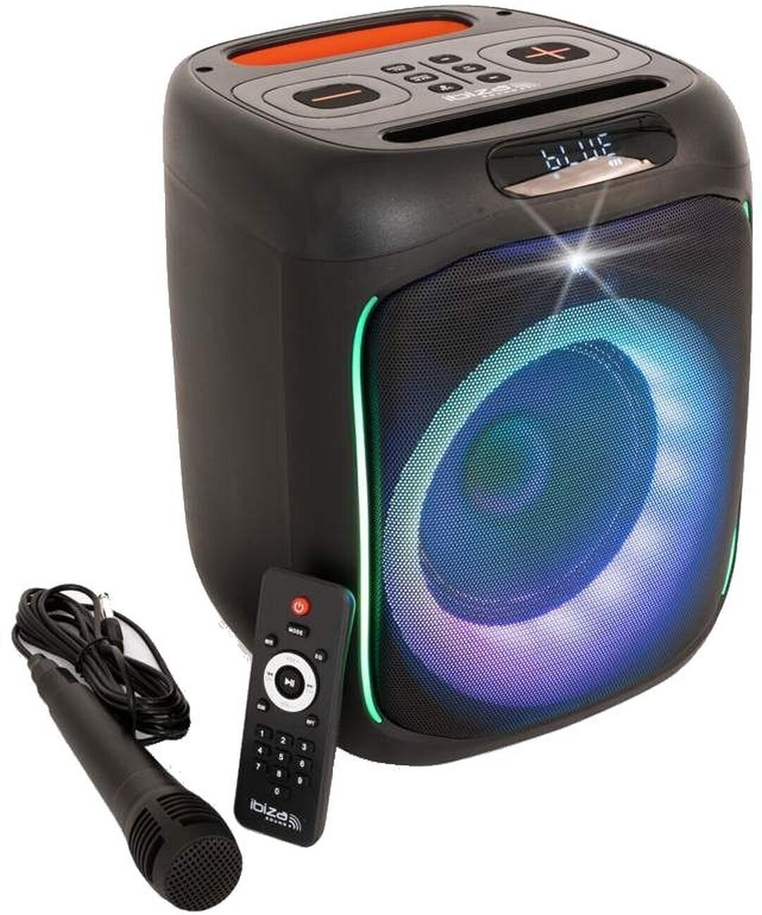 portable Speaker Ibiza Sound CUBE180 Black