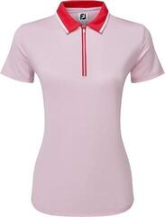 Polo košile Footjoy Colour Block Lisle Pink/Red L Polo košile