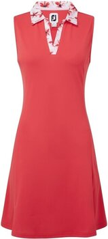 Suknja i haljina Footjoy Floral Trim Dress Red XS - 1