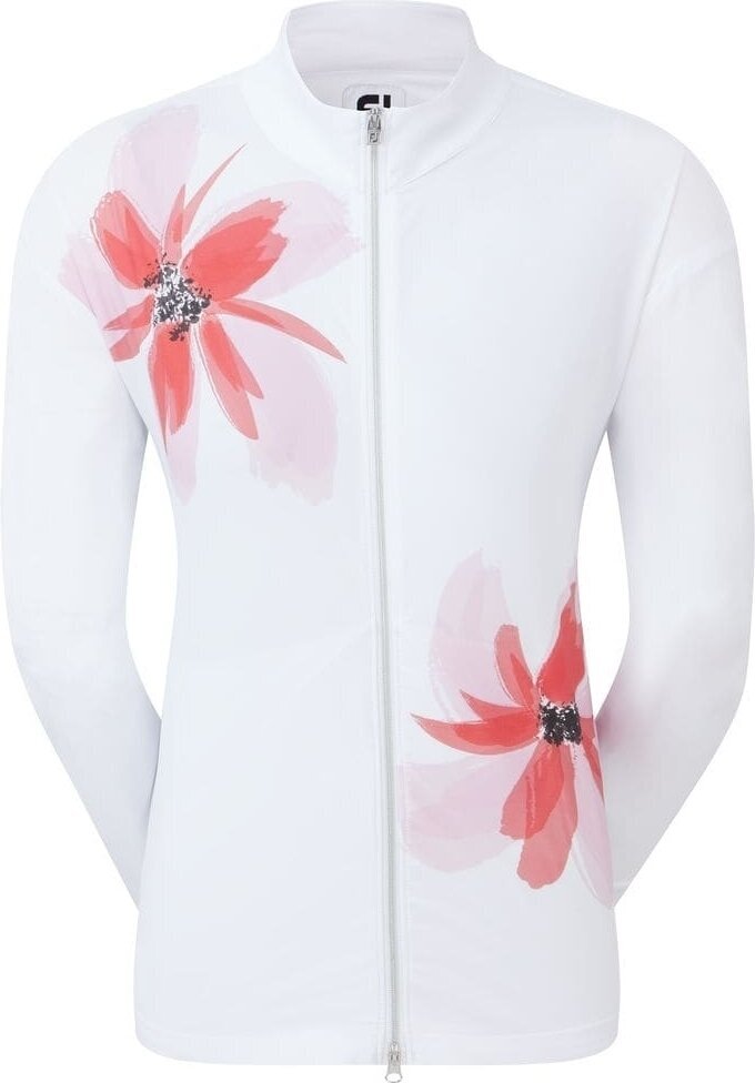 Sudadera con capucha/Suéter Footjoy Lightweight Woven Jacket White/Pink S
