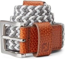 Pásek Footjoy Braided Gravel/Grey Cliff/White