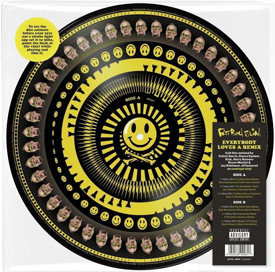 Disque vinyle Fatboy Slim - Everybody Loves A Remix (RSD 2024) (Zoetrope) (12" Vinyl)