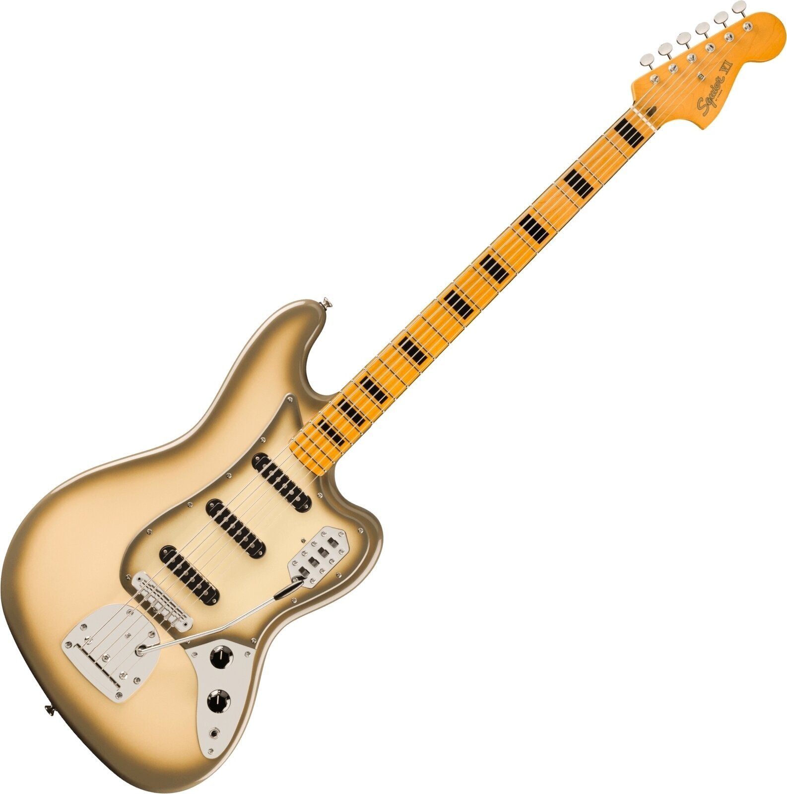 Fender Squier FSR Classic Vibe 70s Bass VI MN Antigua Beige