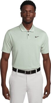 Rövid ujjú póló Nike Dri-Fit Tour Jacquard Mens Polo Honeydew/Sea Glass/Oil Green/Black L Rövid ujjú póló - 1