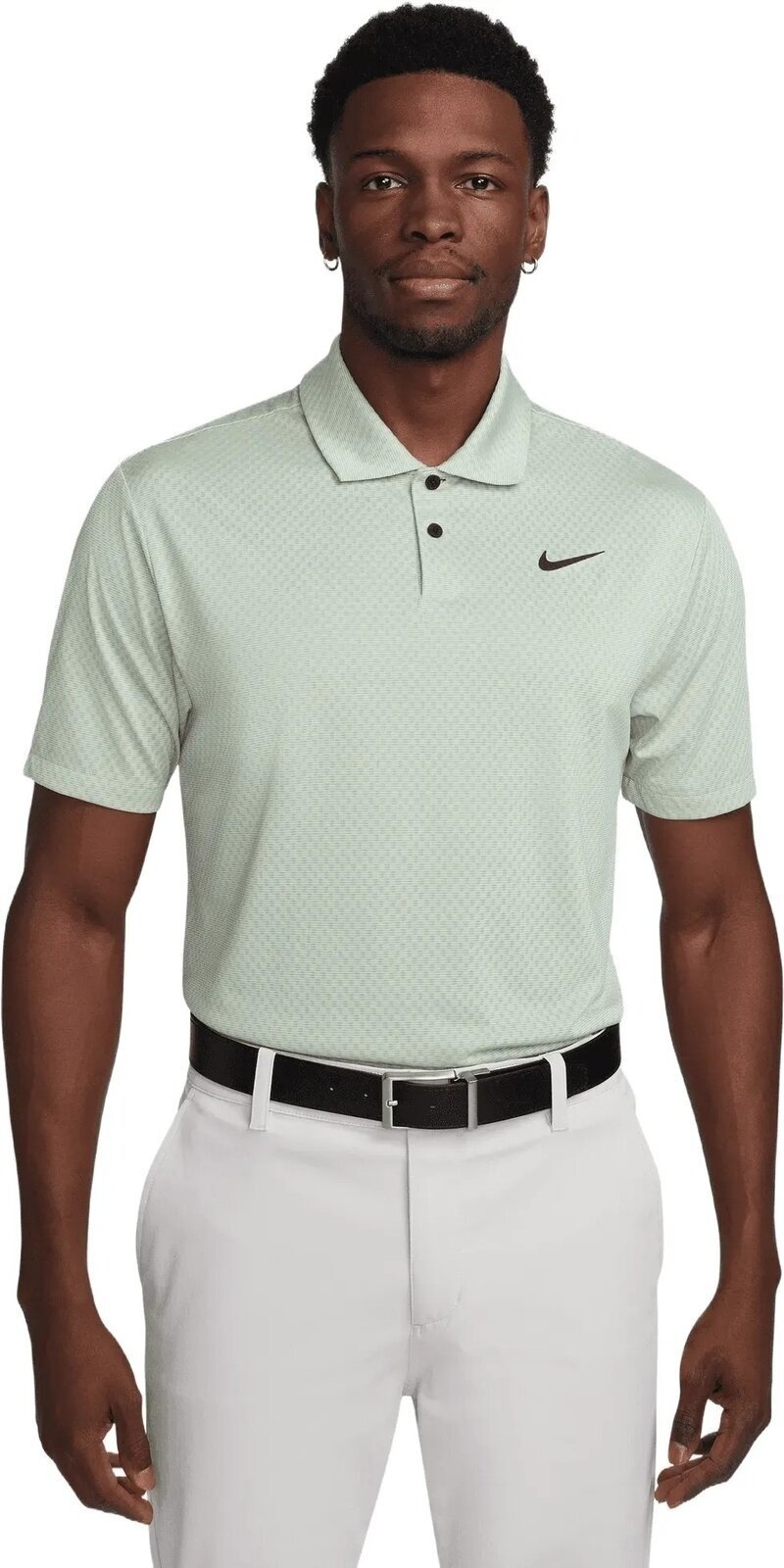 Polo Shirt Nike Dri-Fit Tour Jacquard Mens Honeydew/Sea Glass/Oil Green/Black M Polo Shirt