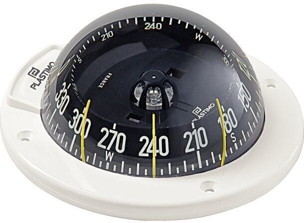 Marine Compass Plastimo Compass Offshore 100 Conical Card Flushmount Marine Compass