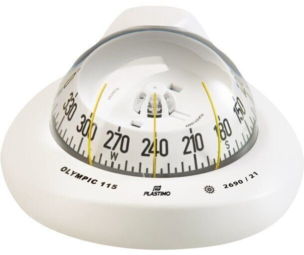 Marine Compass Plastimo Compass Offshore 100 Conical Card Flushmount Marine Compass