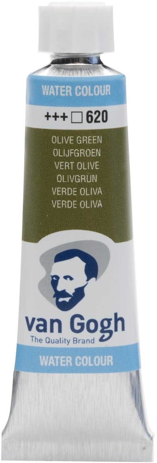 Tinta de aguarela Van Gogh Tinta de aguarela 10 ml 620 Olive Green