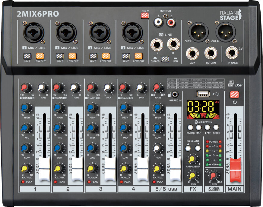 Mixer analog Italian Stage 2 MIX6 PRO