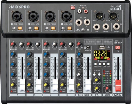 Mixer analog Italian Stage 2 MIX6 PRO - 1