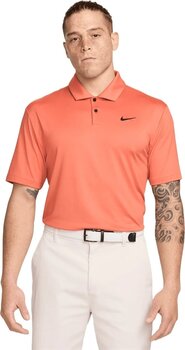 Polo Nike Dri-Fit Tour Solid Mens Polo Madder Root/Black L - 1