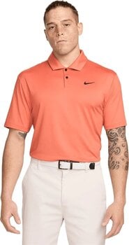 Polo-Shirt Nike Dri-Fit Tour Solid Mens Polo Madder Root/Black L - 1