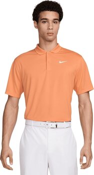 Poloshirt Nike Dri-Fit Victory Solid Mens Polo Orange Trance/White L - 1