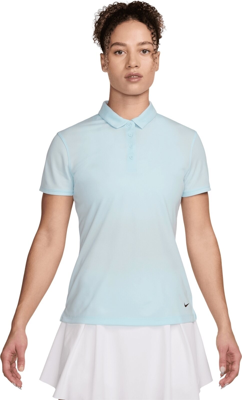 Polo Shirt Nike Dri-Fit Victory Womens Polo Glacier Blue/Black S Polo Shirt