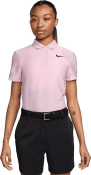 Camisa pólo Nike Dri-Fit Victory Womens Polo Polo Pink Foam /Black L - 1