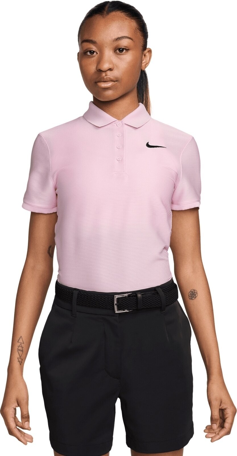 Polo trøje Nike Dri-Fit Victory Womens Polo Polo Pink Foam /Black XL