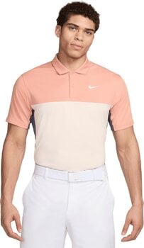 Polo majice Nike Dri-Fit Victory+ Mens Polo Light Madder Root/Light Carbon/White M - 1