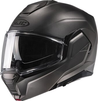 Casco HJC i100 Solid Semi Flat Titanium L Casco - 1