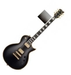 Chitară electrică ESP Eclipse II USA BK/SI Sunburst Duncan
